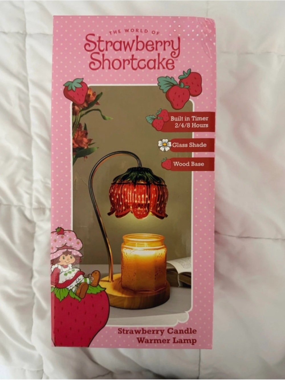 Strawberry Shortcake Pink Strawberry Candle Warmer Lamp